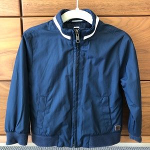 Janie & Jack Navy Bomber Jacket, 2T